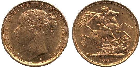 Victoria Young Head Sovereign